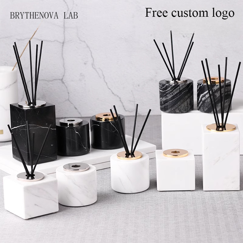 Home Fragrance Luxury - Marble Aromatherapy Bottle no Fire Fragrance