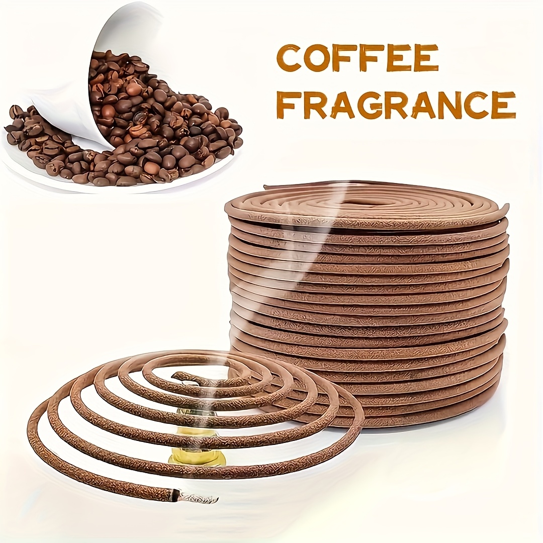 Home Fragrance Luxury - High-Quality Coffee Coil Incense, Premium Scented