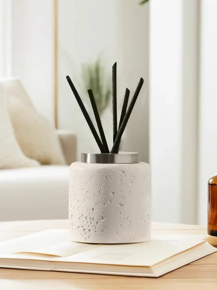 Home Fragrance Aroma Set - Natural Marble Aroma Diffuser Bottle, Essential