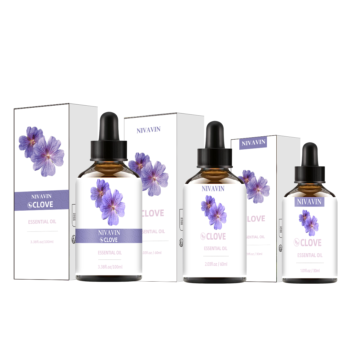 Home Fragrance Units - NIVAVIN 30ml/60ml/00ml Clove essential oil, naturally