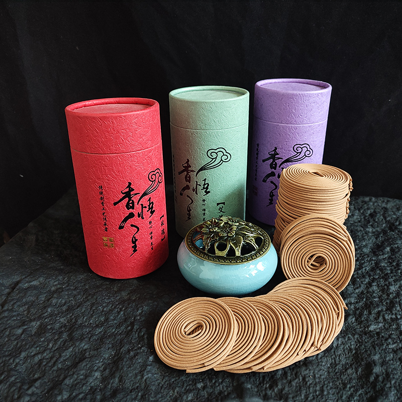 Home Fragrance Luxury - 120 Plate/box Natural Sandalwood Lavender Coil