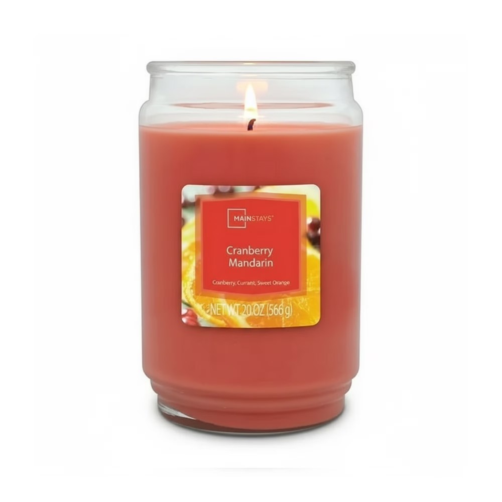 Home Fragrance Large - Cranberry Mandarin Scented Candle Large 20oz