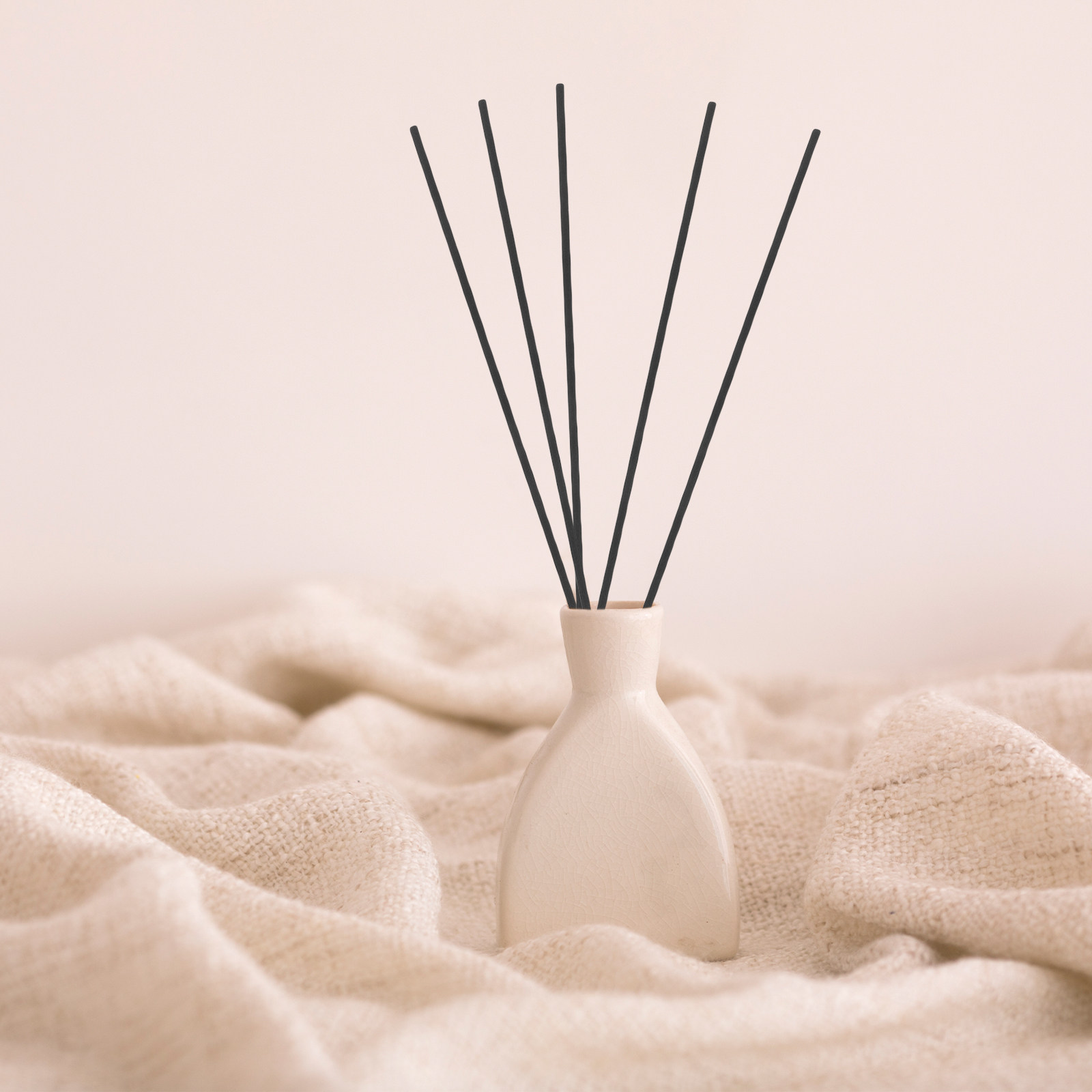 Home Fragrance And Diffuser - 100Pcs Fibre Reed Diffuser Sticks Black