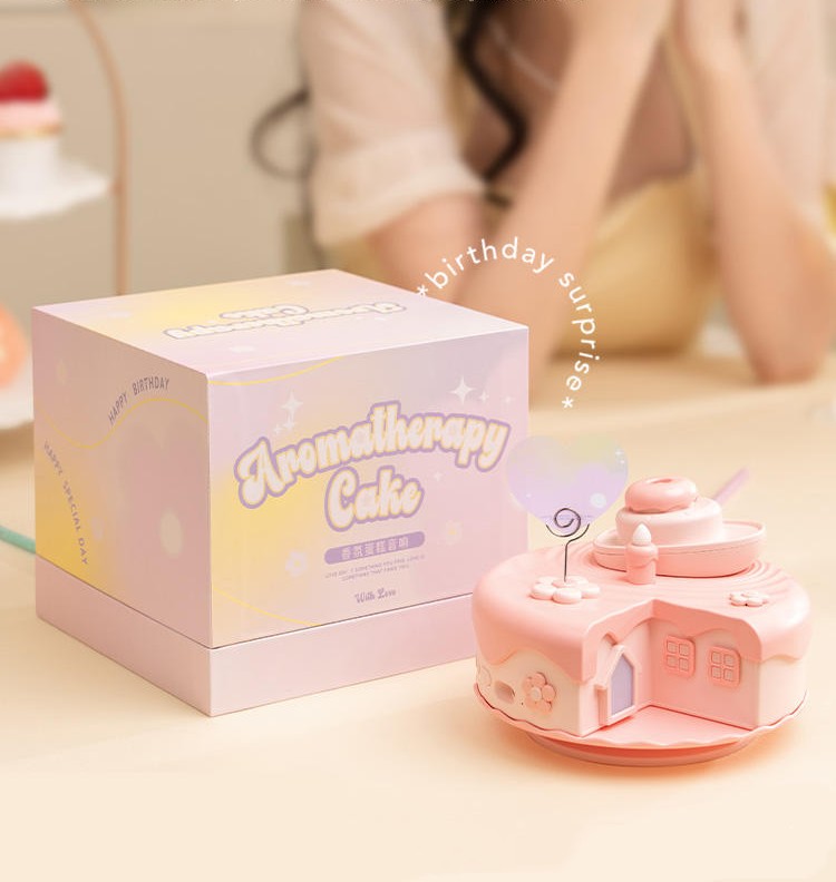 Home Fragrance No 3 - MARtube Rotating Aromatherapy Cake Bluetooth Speaker