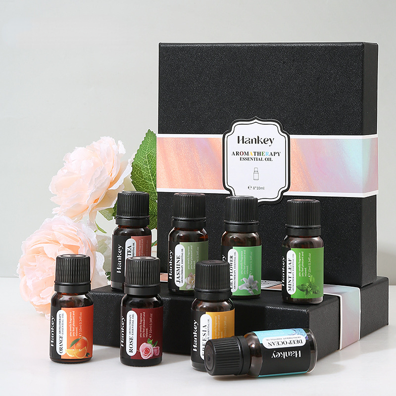Home Fragrance Aroma Set - YXY 8*10ML Orange Jasmine Rose Pure