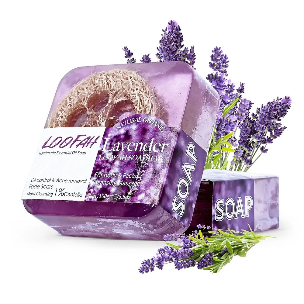 Essential Oil Blend - 100g Organic Lavender Essential Oil Soap,
