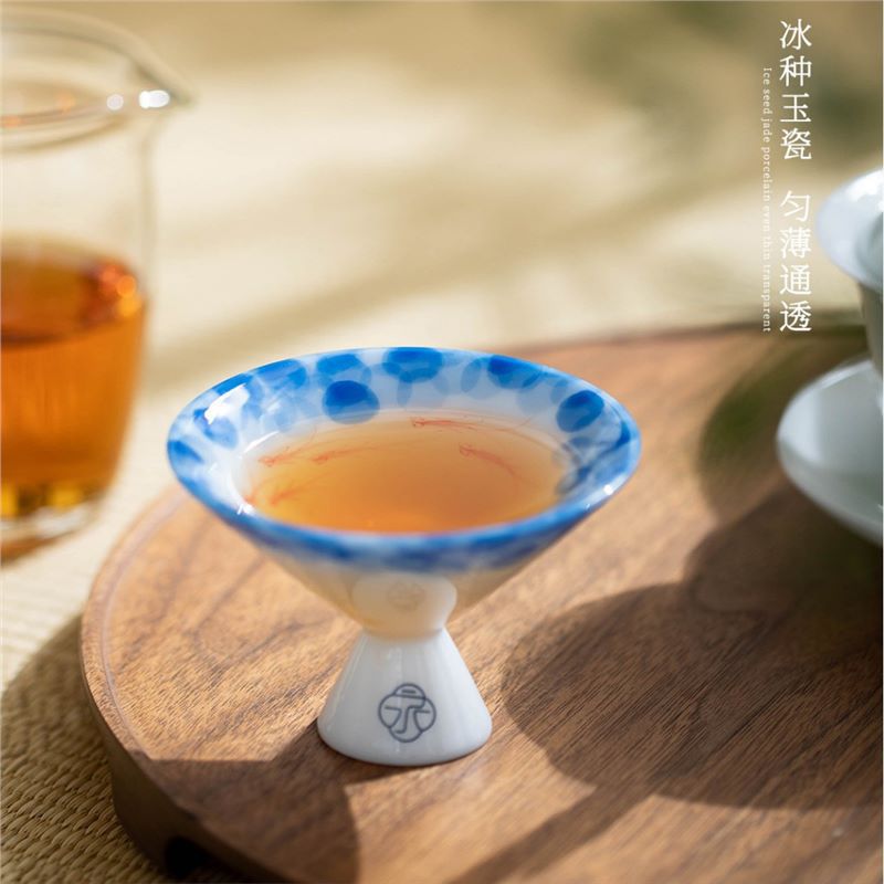 Home Fragrance Luxury - Ice Jade Hand-painted Fish Play Tea