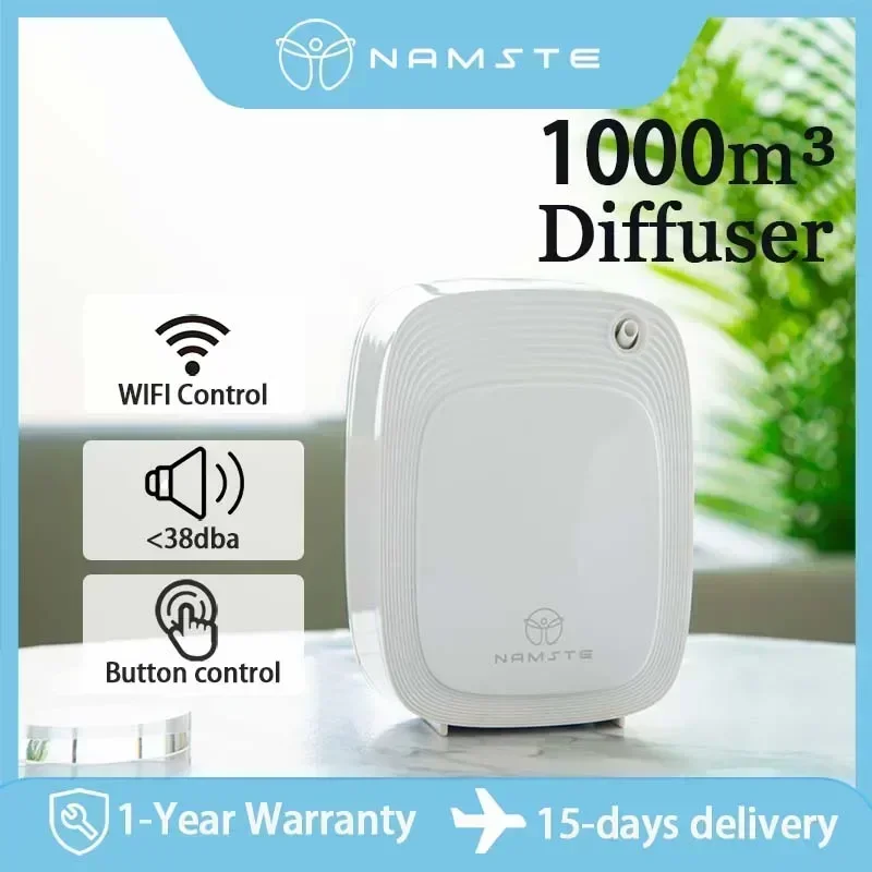 Home Fragrance And Diffuser - Namste 1000m³ Aroma Diffuser Machine 200ML