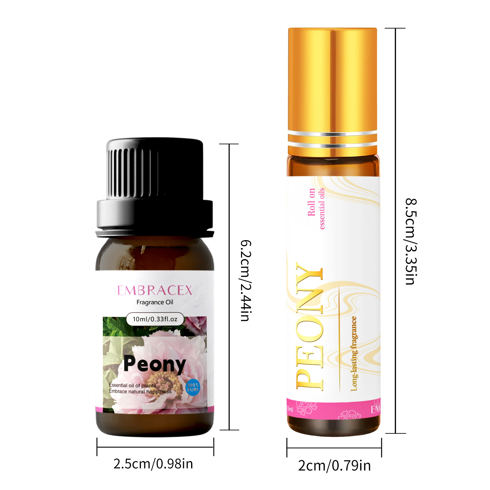 2PC/1PC 10ml Peony Essential O - đánh giá và giá Essential Oil Blend