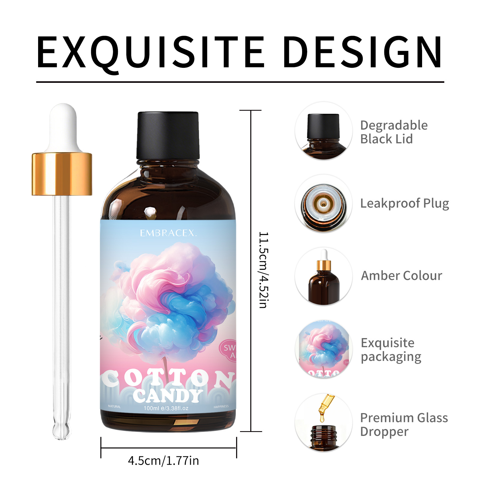 100ml Cotton Candy Essential O - đánh giá và giá Essential Oil Blend