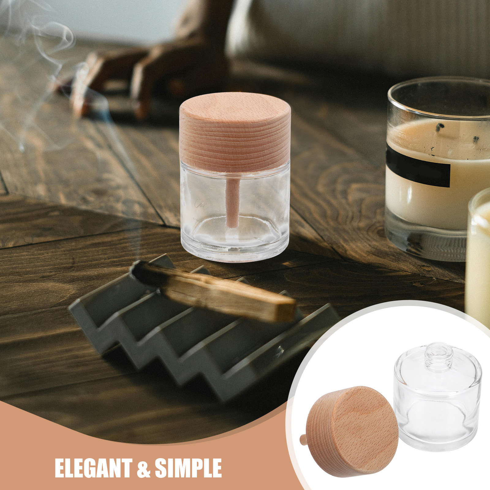 60ml Wooden Cap Aromatherapy B - đánh giá và giá Home Fragrance Units