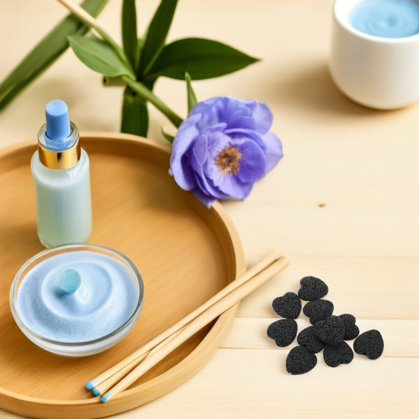20Pcs Heart Volcanic Lava Rock - đánh giá và giá Home Fragrance And Diffuser