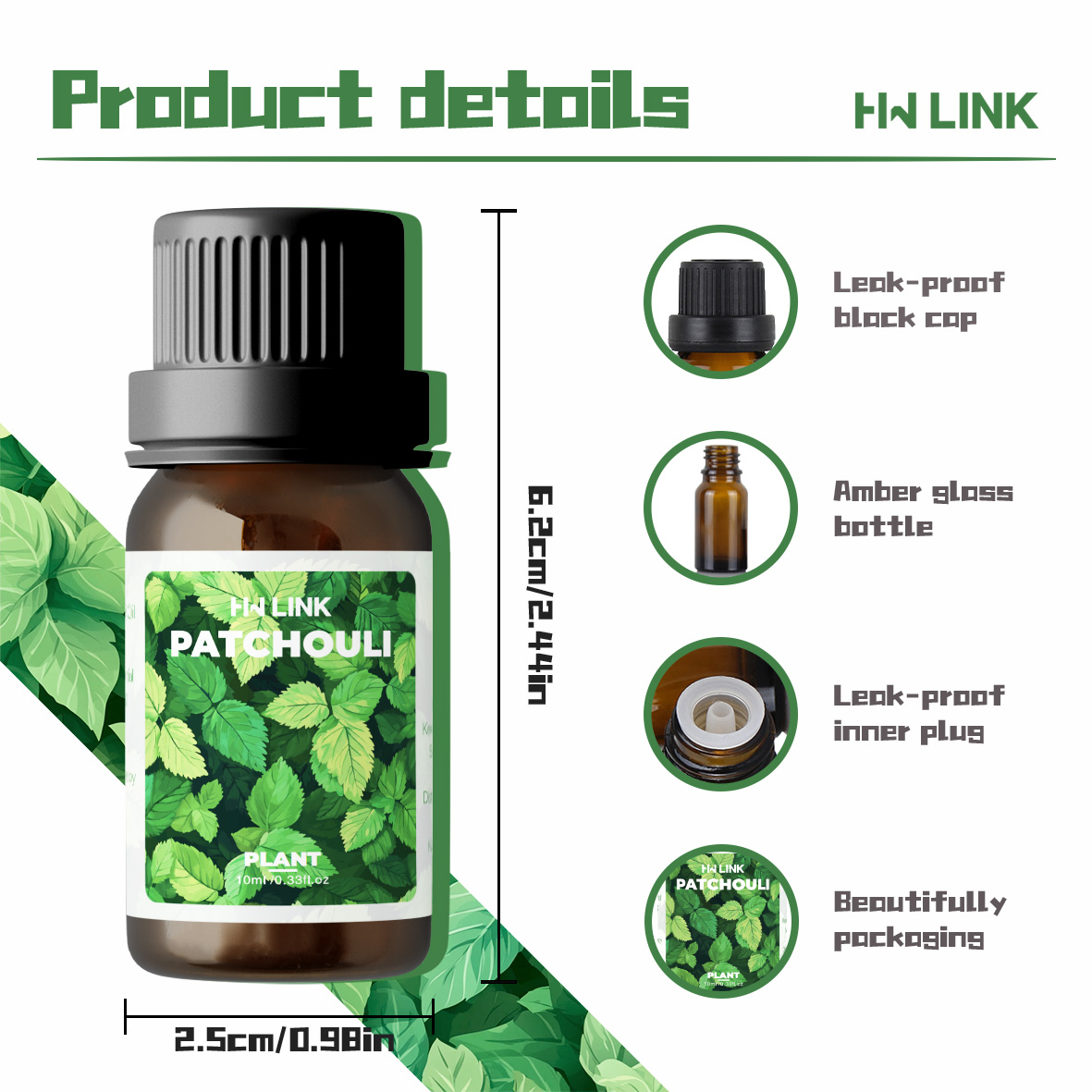 10ml Patchouli Essential Oils  - đánh giá và giá Essential Oil Blend