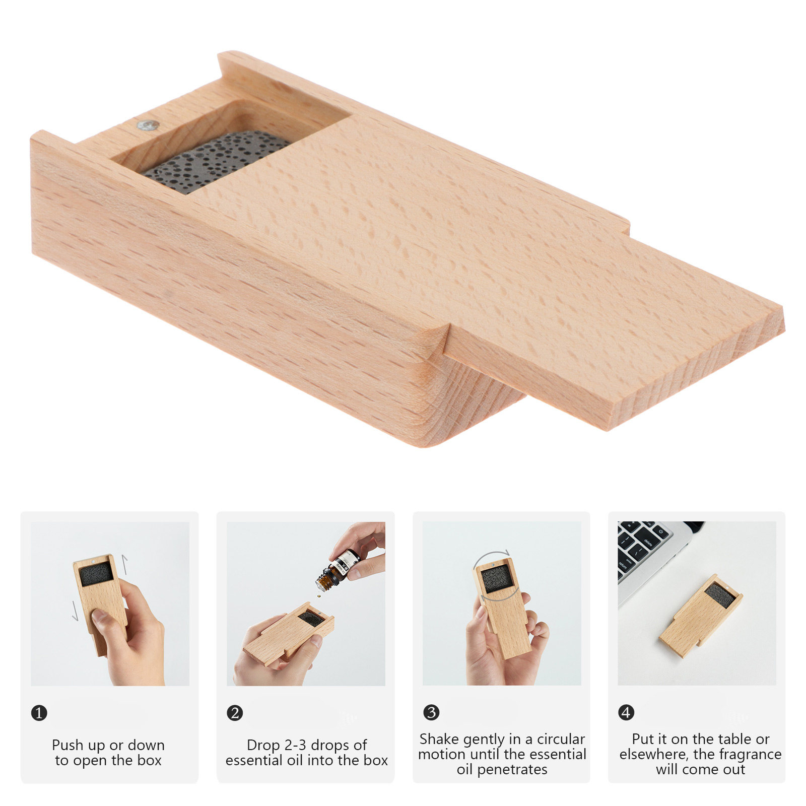 1Set Beech Wood Diffuser Premi - đánh giá và giá Home Fragrance Leather Diffuser