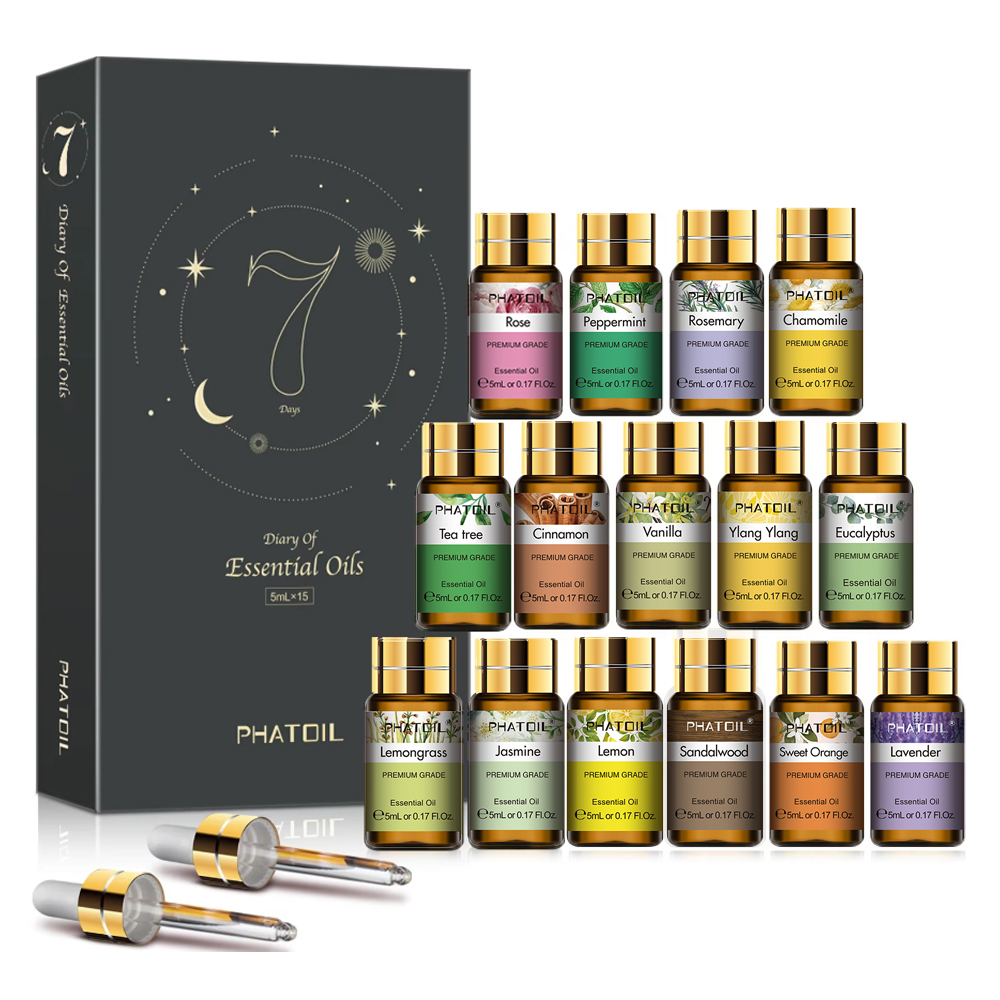 PHATOIL 12pcs/15pcs Aromathera - đánh giá và giá Essential Oil Blend
