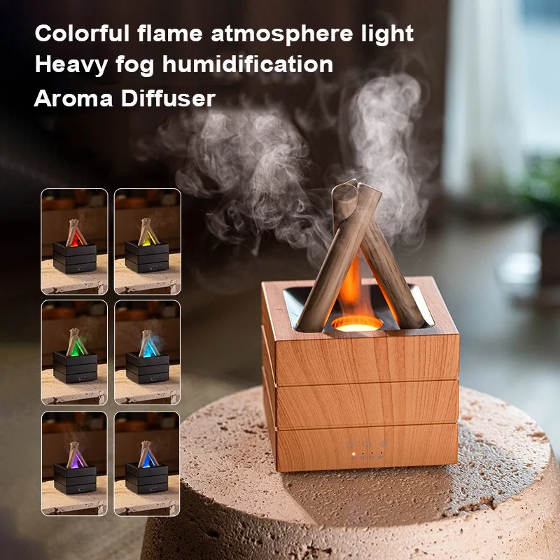 Air Humidifier Flame Essential - đánh giá và giá Home Fragrance Leather Diffuser