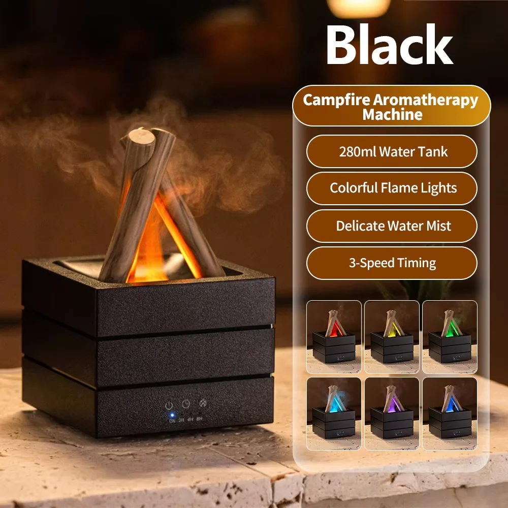 Air Humidifier Flame Essential - đánh giá và giá Home Fragrance Leather Diffuser
