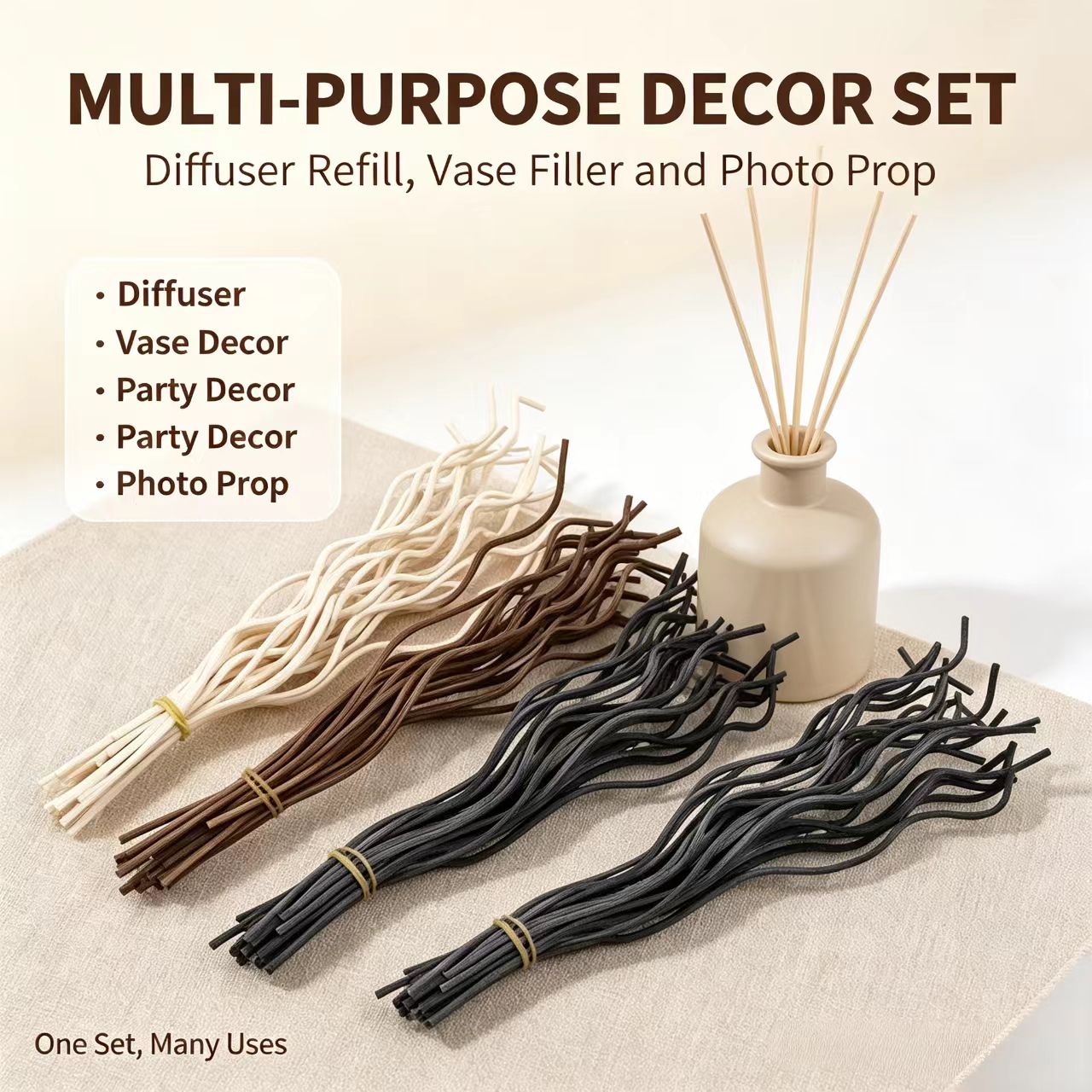 20Pcs Long Wavy Rattan Reed Di - đánh giá và giá Home Fragrance Tool