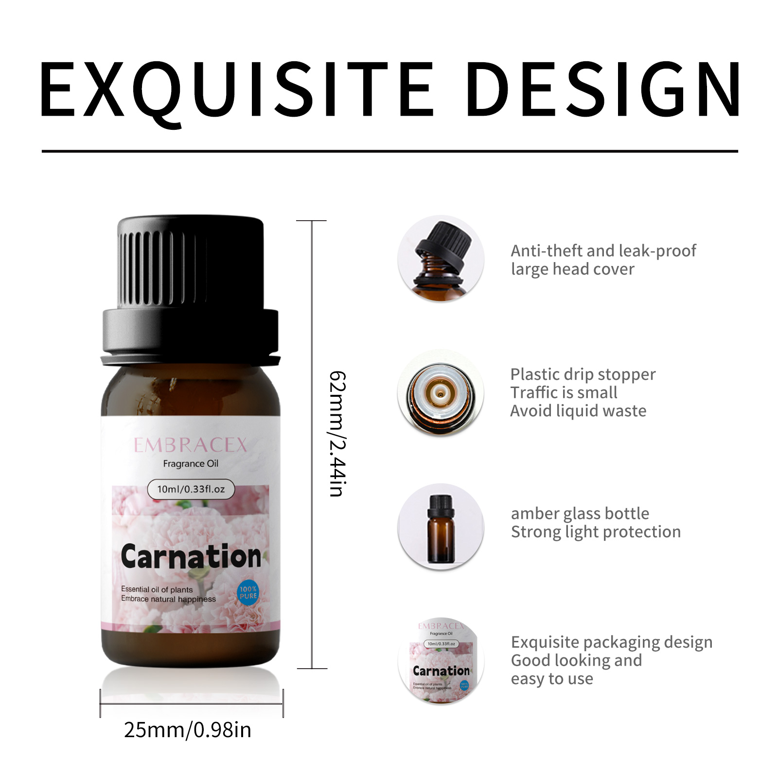 10ml Carnation Essential Oil F - đánh giá và giá Essential Oil Blend
