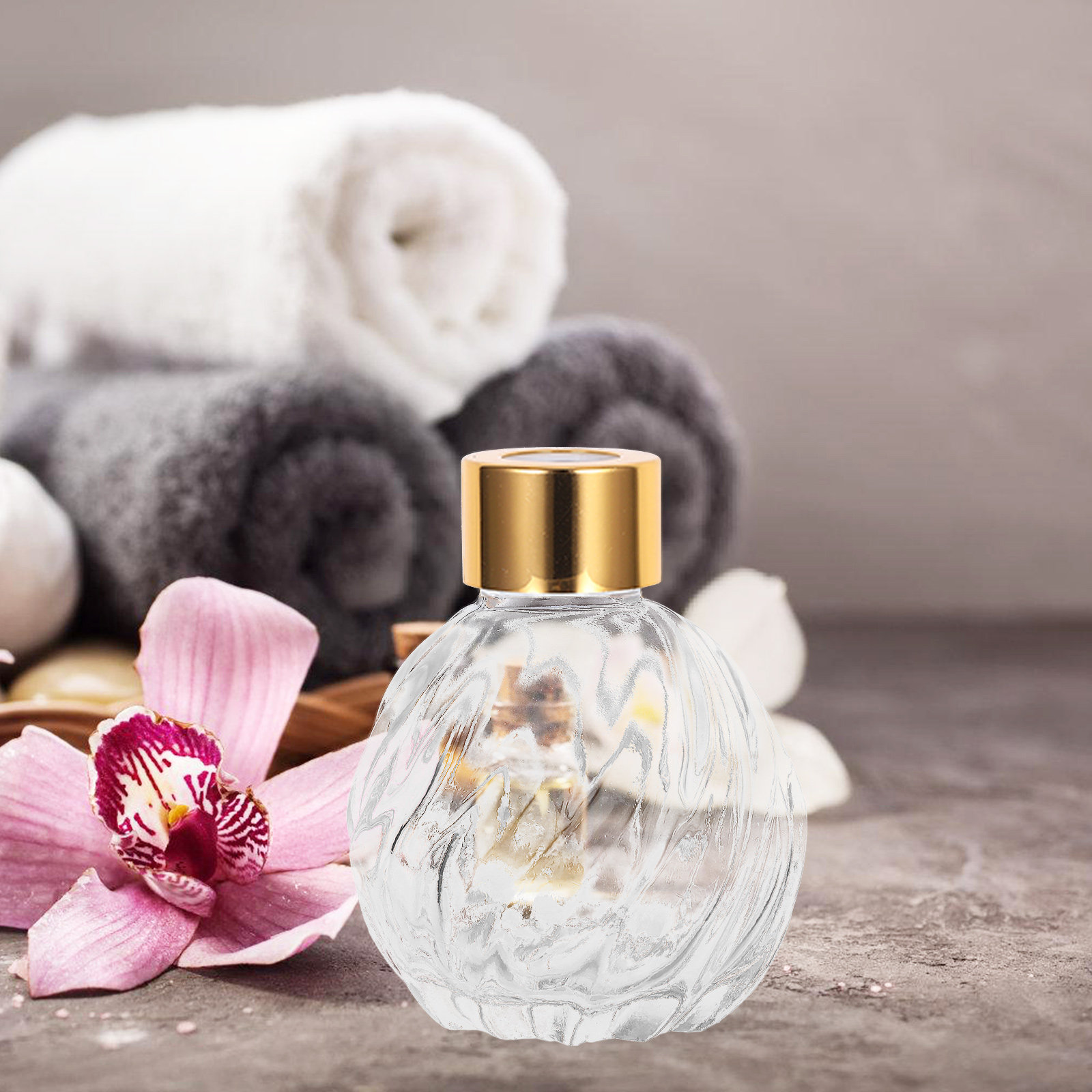 2Pcs 100Ml Clear Glass Vintage - đánh giá và giá Home Fragrance Leather Diffuser