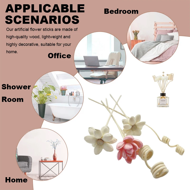 Artificial Flower Rattan Stick - đánh giá và giá Home Fragrance Aroma Set