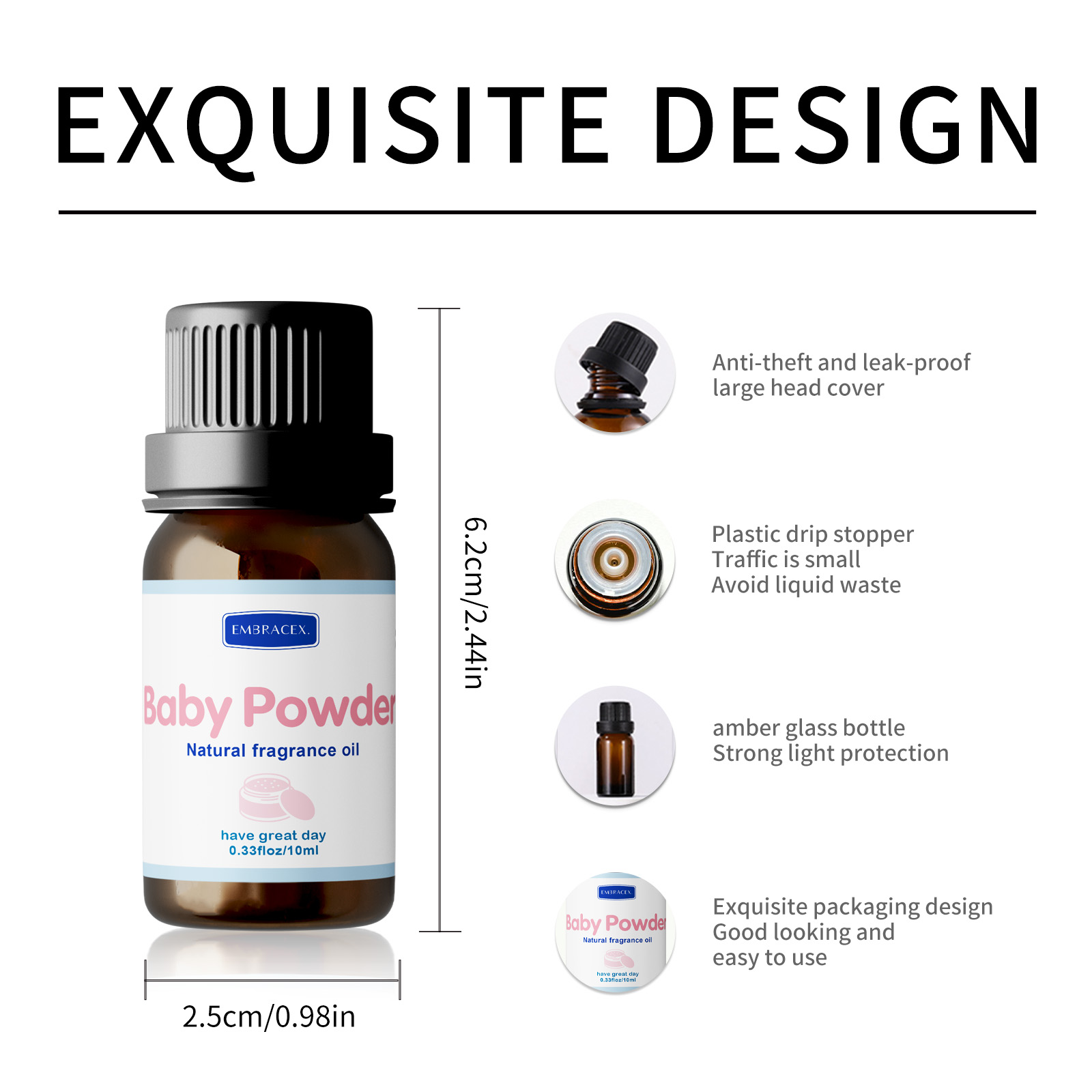 10ml Baby Powder Essential Oil - đánh giá và giá Essential Oil Blend